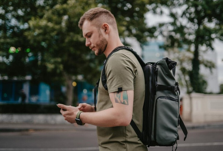 black label hipster leather backpack Huckleberry Herschel Spokane Laptop Sleeve Color:A20-CHOICEDDC_CE-15 Large mens backpack in Height: 11.5