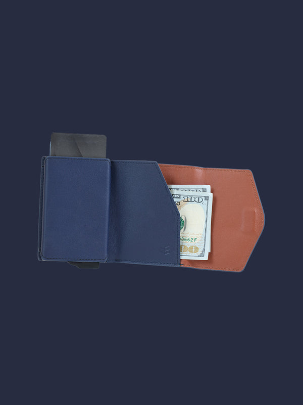 EZRI Prestige Italian leather RFID card wallet